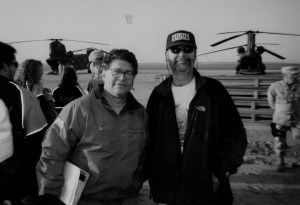  Iraq, 2003. With Al Franken and the USO